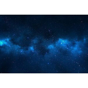 Umělecká fotografie Space background - stars, universe, galaxy, pixelparticle, (40 x 26.7 cm)