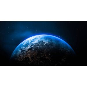 Umělecká fotografie Planet Earth in Space, DrPixel, (40 x 20 cm)