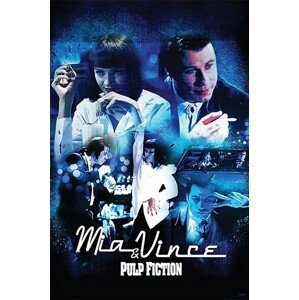 Plakát, Obraz - Pulp Fiction - Mia & Vince, (61 x 91.5 cm)