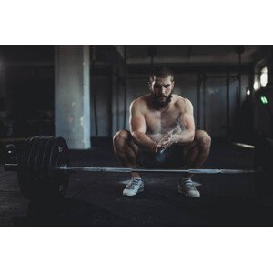 Umělecká fotografie Weightlifting training preparation, South_agency, (40 x 26.7 cm)