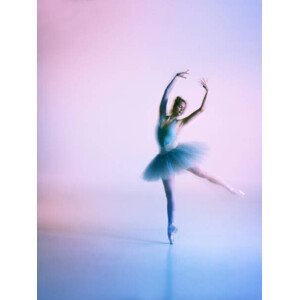 Umělecká fotografie Ballet dancer long exposure, Henrik Sorensen, (30 x 40 cm)