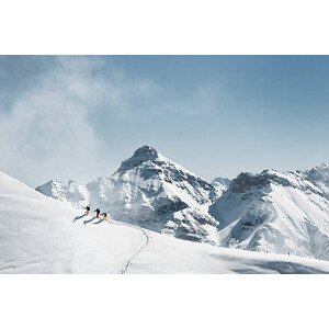 Umělecká fotografie backcountry skiing, Andre Schoenherr, (40 x 26.7 cm)