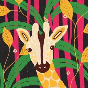 Ilustrace Giraffe-Animal Trilogy, Shriya Bhattacharya, (40 x 40 cm)