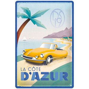 Plechová cedule Citroen La Cote D'Azur, (20 x 30 cm)
