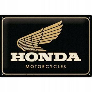 Plechová cedule Honda, (30 x 20 cm)