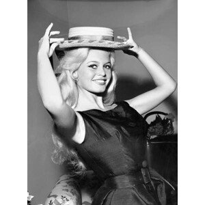 Umělecká fotografie Brigitte Bardot, c.1950-60, (30 x 40 cm)