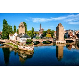 Umělecká fotografie France, Strasbourg, the old towers of, Westend61, (40 x 26.7 cm)