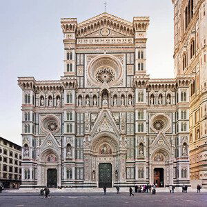 Umělecká fotografie Facade of the Cattedrale di Santa, Atlantide Phototravel, (40 x 40 cm)