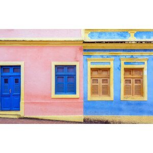 Umělecká fotografie Colonial architecture in Olinda city, FerreiraSilva, (40 x 24.6 cm)