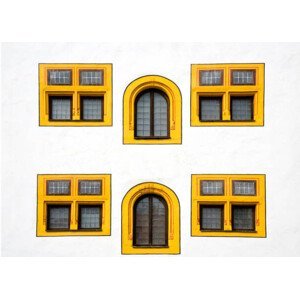 Umělecká fotografie Yellow windows, beyhanyazar, (40 x 30 cm)