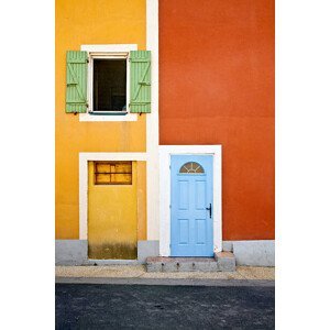 Umělecká fotografie Yellow and Orange Neighbors, April30, (26.7 x 40 cm)