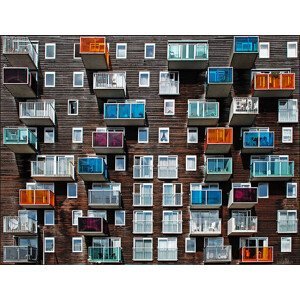 Umělecká fotografie Windows and balconies, Maria Luisa Corapi, (40 x 30 cm)