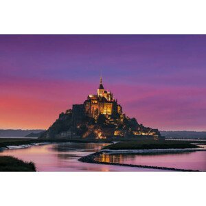 Umělecká fotografie Mont Saint-Michel, Normandy, France., Nick Brundle Photography, (40 x 26.7 cm)