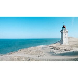 Umělecká fotografie Lighthouse on a sand dune, Rubjerg, Markus Hanke, (40 x 22.5 cm)