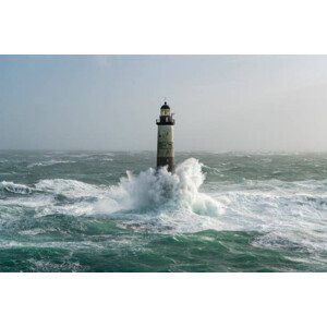 Umělecká fotografie Storm Ciara in Bretagne with huge, MathieuRivrin, (40 x 26.7 cm)