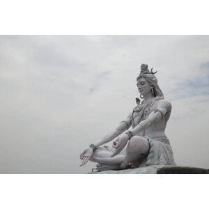 Umělecká fotografie RISHIKESH, INDIA , Statue of Shiva,, Om  Joshi, (40 x 26.7 cm)