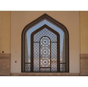 Umělecká fotografie Arabesque Window of Abdul Wahhab Mosque,, Marco Ferrarin, (40 x 30 cm)