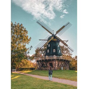 Umělecká fotografie Old Windmill, Sofia Falck, (30 x 40 cm)