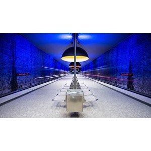 Umělecká fotografie Munich Underground, Mos-Photography, (40 x 22.5 cm)