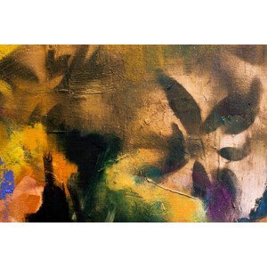 Ilustrace Multi-colored Abstract oil on canvas background, Lior Mizrahi, (40 x 26.7 cm)