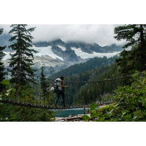 Umělecká fotografie Lake Lovely Water Hike, Matteo Agnoloni, (40 x 26.7 cm)