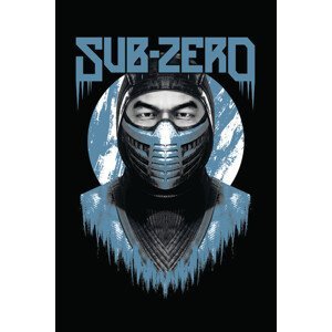 Umělecký tisk Mortal Kombat - Sub-Zero, (26.7 x 40 cm)