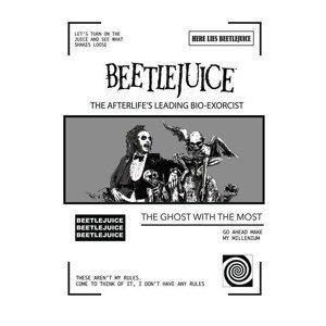Umělecký tisk Beetlejuice - The Ghost, (26.7 x 40 cm)