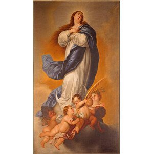 Umělecká fotografie Malaga - The painting of Immaculate Conception, sedmak, (22.5 x 40 cm)