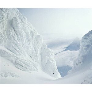 Umělecká fotografie Cauliflower ice formations in snow-covered landscape, Arctic-Images, (40 x 35 cm)