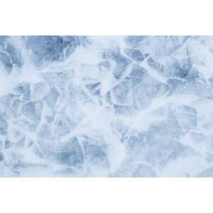 Umělecká fotografie Minimalistic background of snow and ice, Tuomas A. Lehtinen, (40 x 26.7 cm)