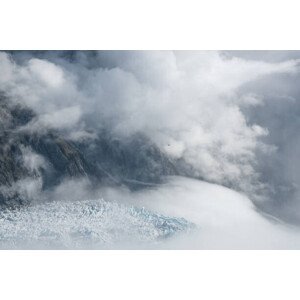 Umělecká fotografie Hiking the glacier high up in the alps, Stewart Watson, (40 x 26.7 cm)