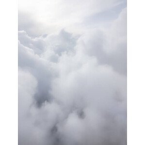 Umělecká fotografie White Cloud Background, Vividus, (30 x 40 cm)