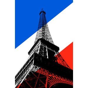 Ilustrace Eiffel Tower Paris France Illustration, José Miguel Hernández Hernández, (26.7 x 40 cm)