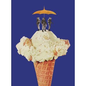 Ilustrace Ice Cream Landing, Circular Concepts, (30 x 40 cm)