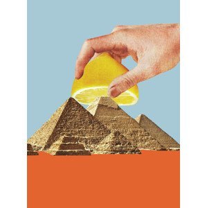 Ilustrace Pyramides of Lemonade, Circular Concepts, (30 x 40 cm)