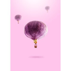 Ilustrace Figs Ballons, Artem Pozdniakov, (30 x 40 cm)