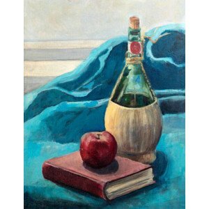 Ilustrace Vintage Still Life Composition Oil Painting, Dan Totilca, (30 x 40 cm)