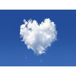 Umělecká fotografie Heart-shaped cloud, artwork, LEONELLO CALVETTI, (40 x 30 cm)