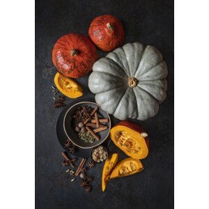 Umělecká fotografie Autumn on the table, Diana Popescu, (26.7 x 40 cm)