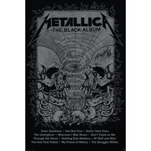 Plakát, Obraz - Metallica - Black Album, (61 x 91.5 cm)