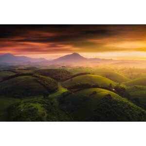 Umělecká fotografie Dark atmosphere, evening time, sunset of, FRAME STUDIO, (40 x 26.7 cm)