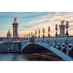 Umělecká fotografie Alexandre III bridge in Paris, StockByM, (40 x 26.7 cm)