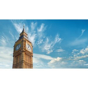 Umělecká fotografie Big Ben Clock Tower in London,, anyaivanova, (40 x 22.5 cm)