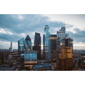 Umělecká fotografie The City of London Skyline at, serts, (40 x 26.7 cm)