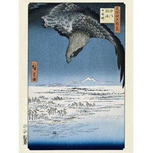 Umělecký tisk Hokusai - Fukagawa Susaki and Jumantsubo, Utagawa Hiroshige, (30 x 40 cm)