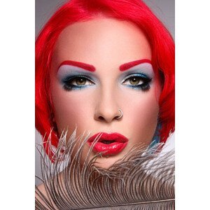 Umělecká fotografie Redhead covergirl, olgaecat, (26.7 x 40 cm)