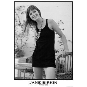 Plakát, Obraz - Jane Birkin - Paris 1970, (59.4 x 84 cm)