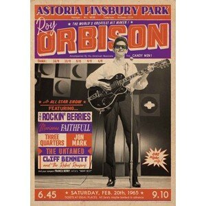 Plakát, Obraz - Roy Orbison - Astoria Finsbury Park 1965, (59.4 x 84 cm)