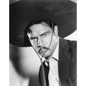 Umělecká fotografie Marlon Brando, Viva Zapata ! 1952 Directed By Elia Kazan, (30 x 40 cm)