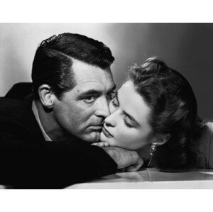 Umělecká fotografie Cary Grant And Ingrid Bergman, (40 x 30 cm)